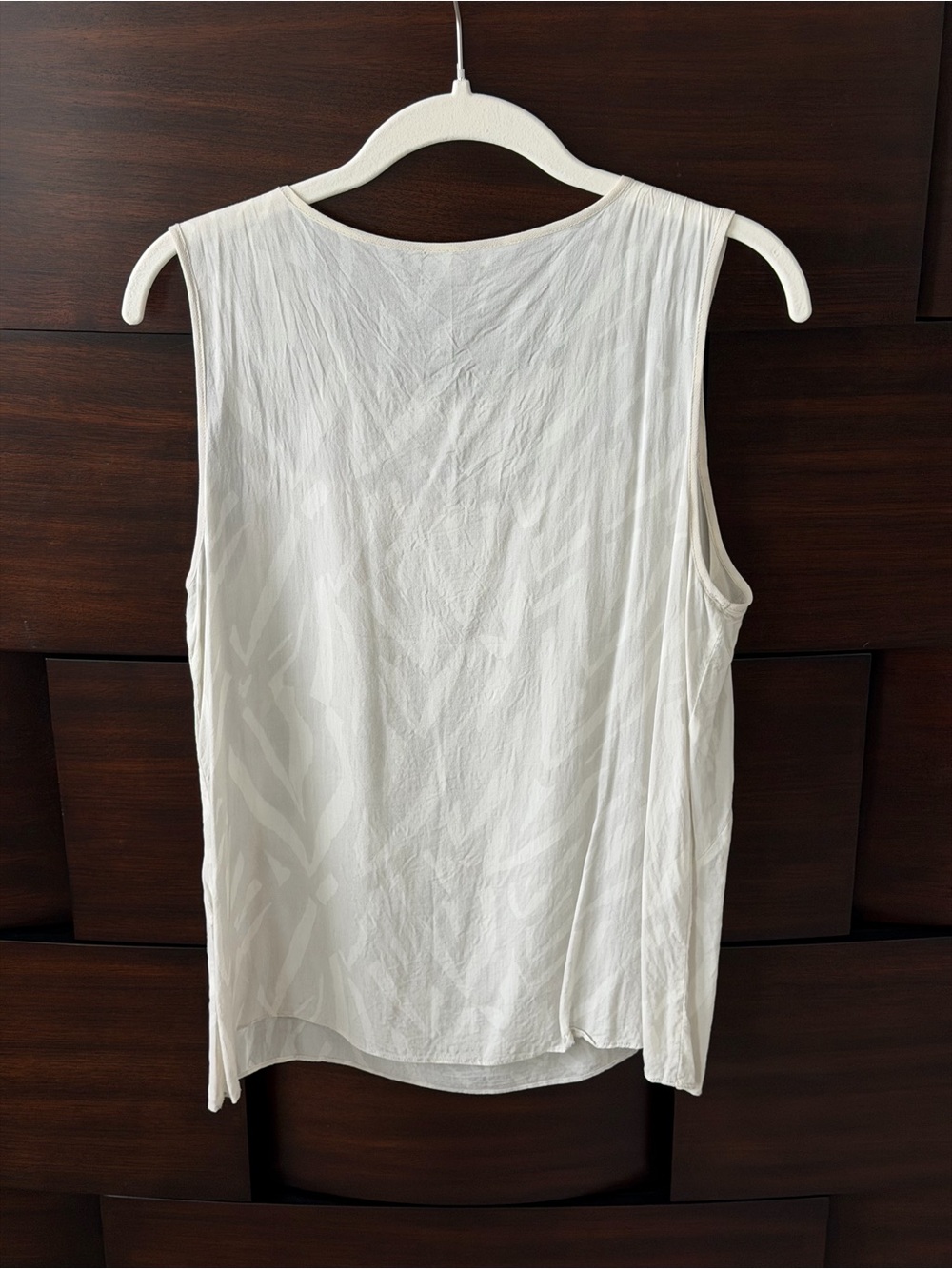 Gap Layered Ruffle Tank | Cream | M - Picture 2 of 4